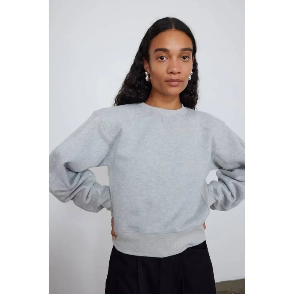 Ruadh Jura Crewneck Sweatshirt in Heather Grey M - Picture 3 of 7